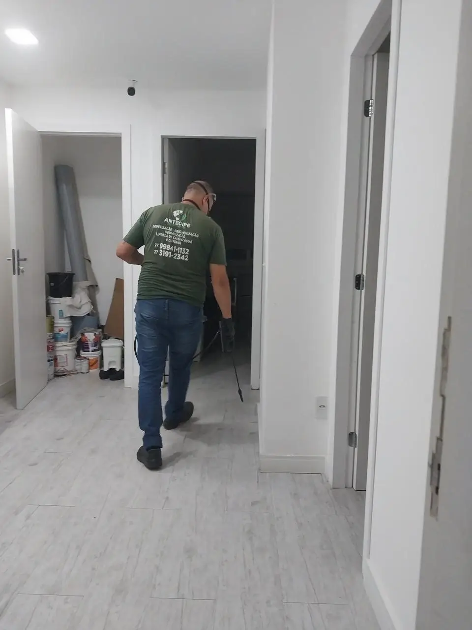 Dedetização residencial em ambiente interno